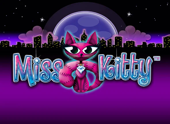 Miss Kitty pokie by Aristocrat — 50-line cat-themed reels with stacked wilds