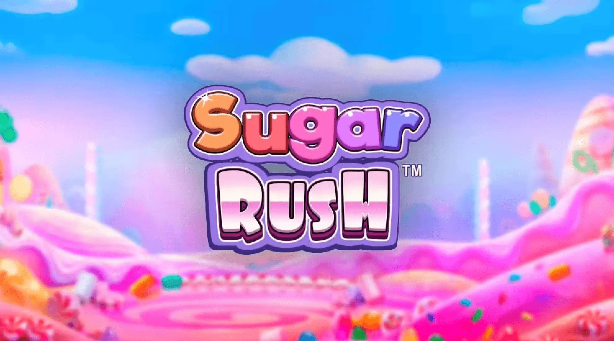 Sugar Rush pokie by Pragmatic Play — 7x7 candy grid with sticky multiplier positions